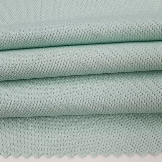 Suave respirable cómodo de encargo de la tela de la costilla del poliéster de Spandex del color sólido popular de la fábrica de China cómodo para T